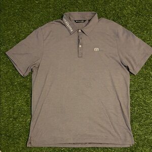 Travis Mathew Gray Polo Shirt